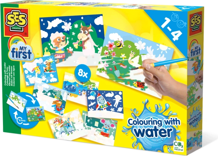 Il mio primo mega set per dipingere con pennello e acqua