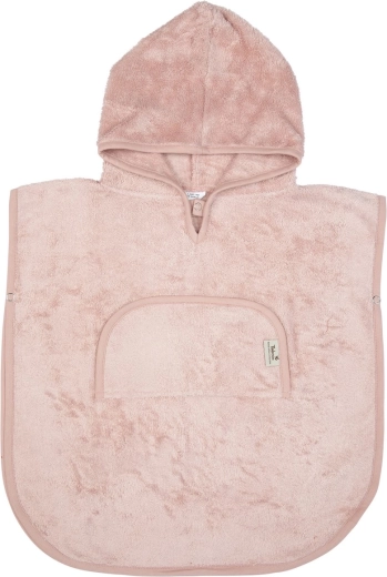Poncho in bambù Timboo con scollo a V Misty Rose