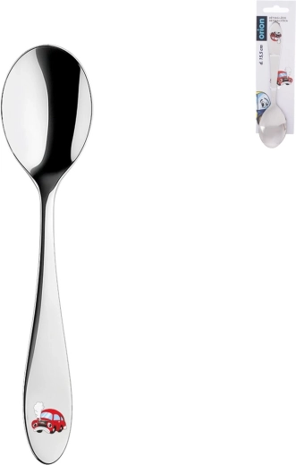 Cucchiaio per bambini in acciaio inox Auto