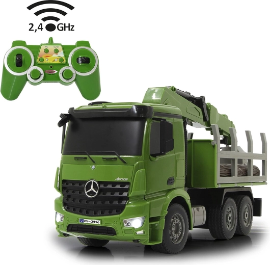 Camion forestale RC Jamara Mercedes-Benz Arocs per il trasporto del legname 1:20, 2,4 GHz