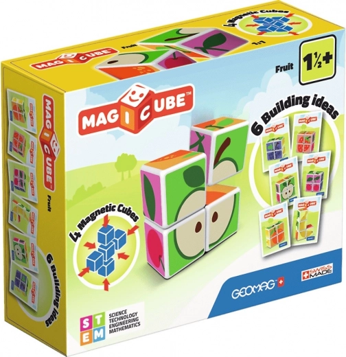 GEOMAG Cubi magnetici Magicube Frutta