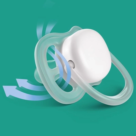 Philips AVENT succhietto Ultra Air neutro 6–18 mesi, blu – 2 pz