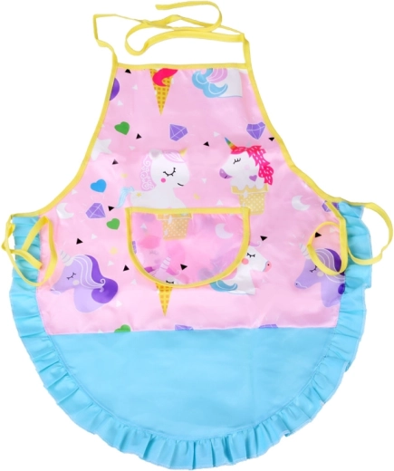 Grembiule carino con unicorno e pratica tasca