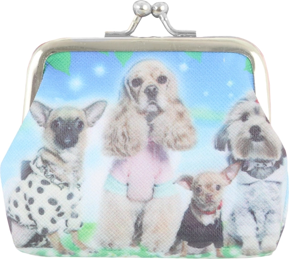 Portafoglio per bambini con motivo di cani