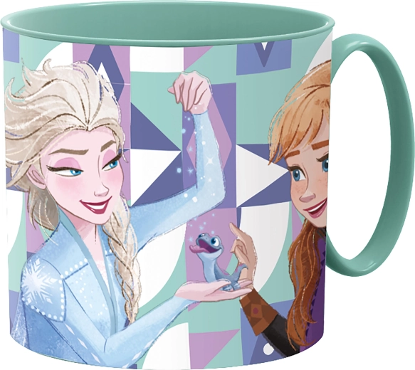 Bicchiere per bambini in plastica Frozen 260 ml blu