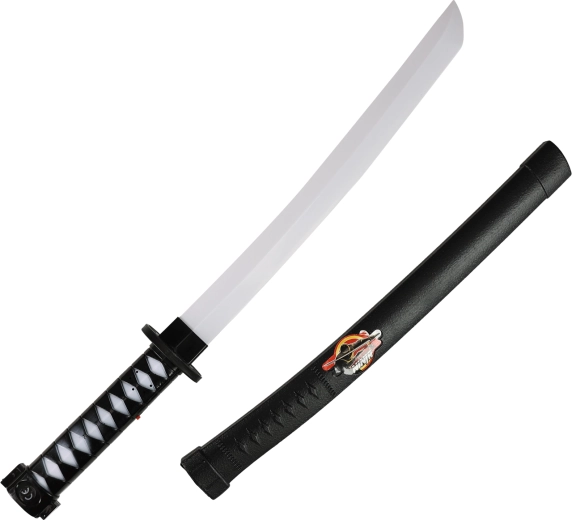 Spada da samurai ninja per bambini con luce e suoni, 56 cm