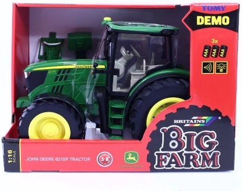 Tomy Britains Big Farm trattore John Deere 6210R con luci e suoni (1:16)