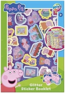 Adesivi Peppa Pig – glitterati (8 fogli)