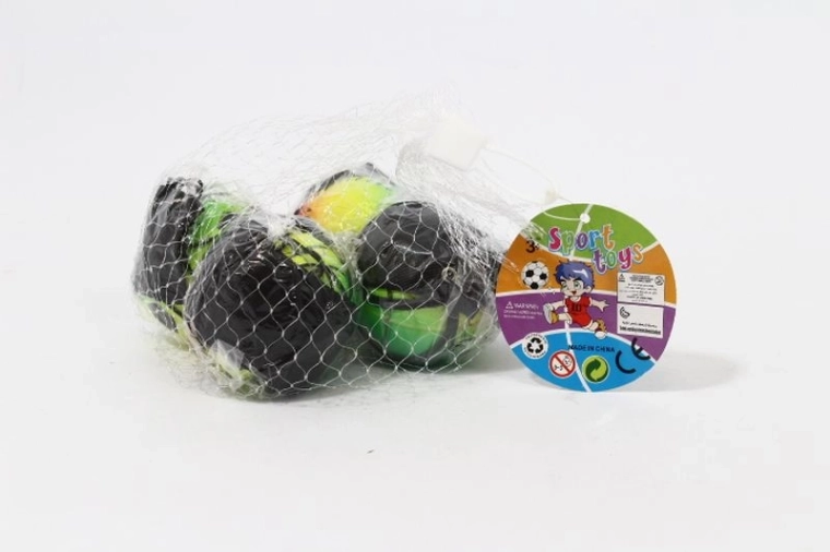 Palline con elastico 6 cm – set da 4 pz