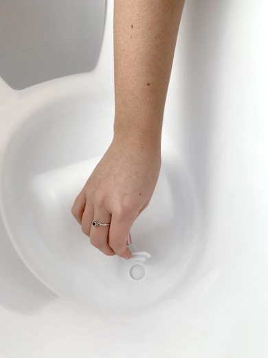 Tappo pratico per uno scarico rapido dell’acqua