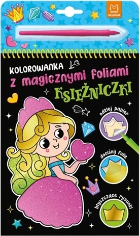 Magici album da colorare con foil – Principesse