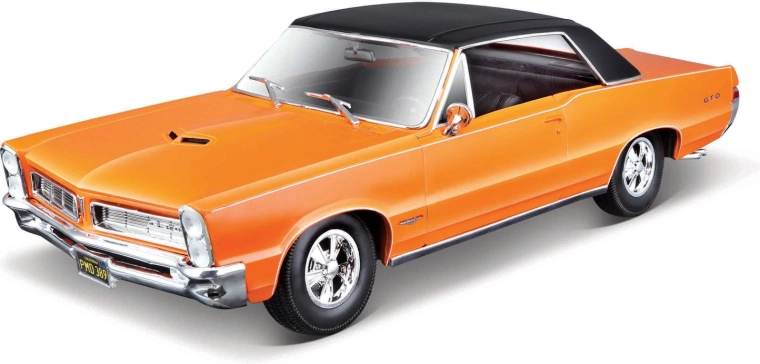 Maisto 1965 Pontiac GTO Hurst edition modello auto arancione 1:18