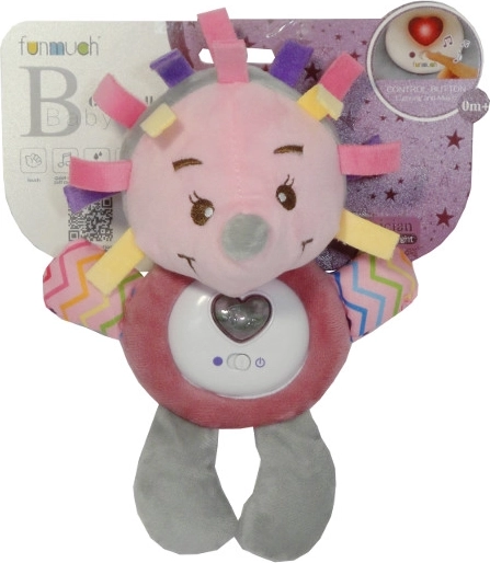Riccio di peluche con luce e suoni per neonati