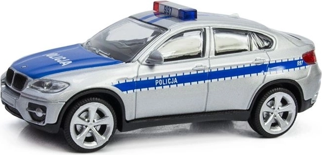 Rastar BMW X6 auto della polizia 1:43 - 1 pezzo