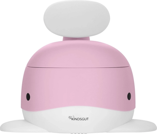 Kindsgut vasino per bambini a forma di balena rosa chiaro