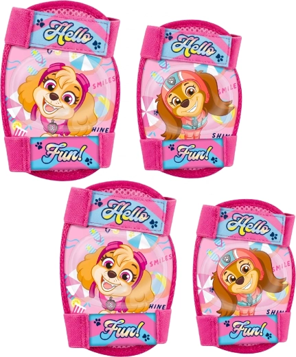 Set di protezioni per ginocchia e gomiti per bambini Paw Patrol girls - 4 pz