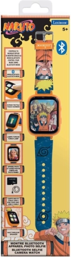 Smartwatch per bambini Lexibook Naruto con Bluetooth, fotocamera e scheda da 8GB