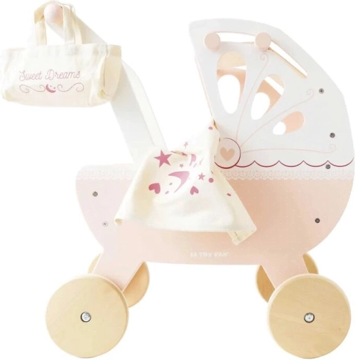 Passeggino in legno per bambole Sweet Dreams Le Toy Van