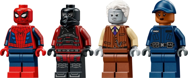 Quattro minifigure per storie Marvel