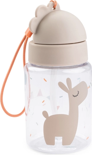 Done by Deer borraccia con cannuccia Celebration sabbia 280 ml