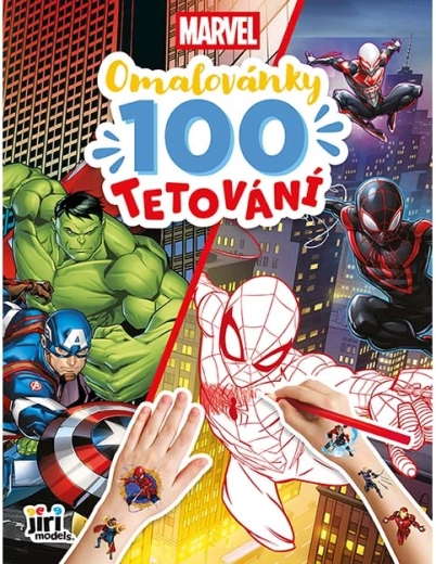 Album da colorare e 100 tatuaggi Marvel