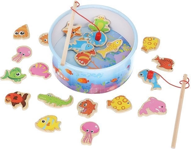 Contenitore come acquario per giocare