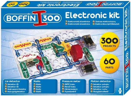 kit elettronico BOFFIN I 300 – 300 progetti per piccoli elettrotecnici