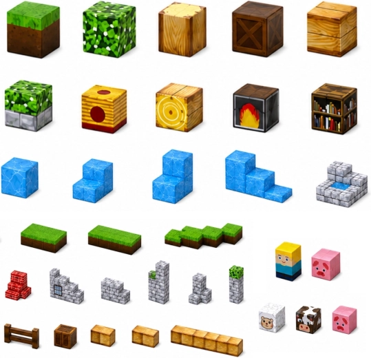 100 pezzi in formato cubetti 2 × 2 cm