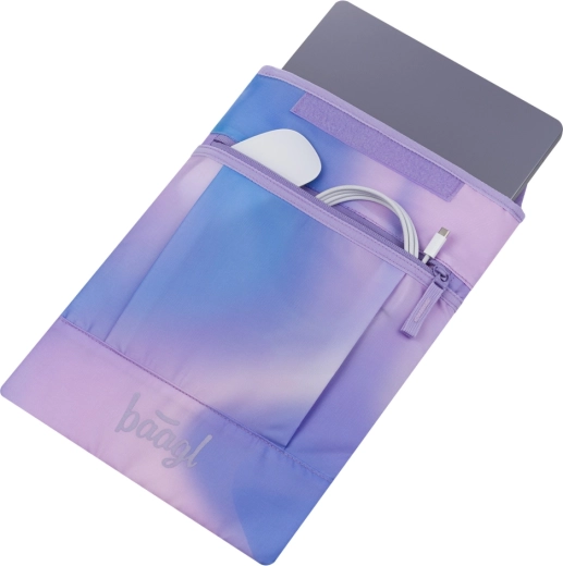 Pratica tasca frontale con cerniera YKK