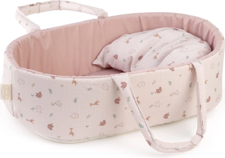 Cestino tessile portatile Antonio Juan Savanna con cuscino per bambole fino a 33 cm