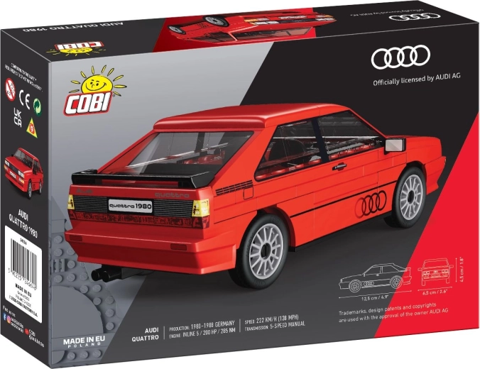 Modello Audi con licenza ufficiale in scala 1:35