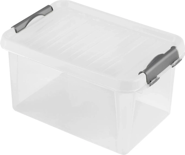 Scatola contenitore in plastica con coperchio Heidrun 8 l
