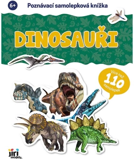 Libro di adesivi educativo Dinosauri