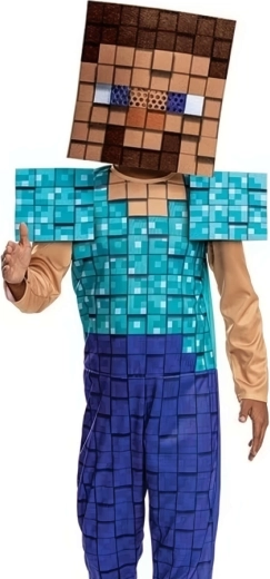 Travestimento completo con maschera quadrata