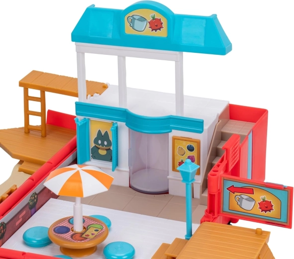 Caffetteria e scenografia urbana per il role-play