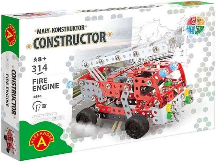 Piccolo kit di costruzione camion dei pompieri
