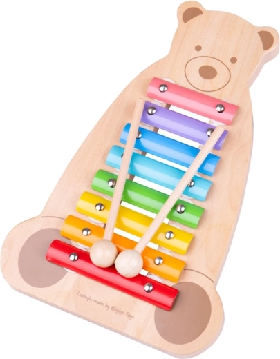 Xilofono per bambini Tidlo con motivo orsetto