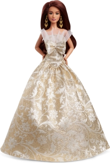 Abito elegante con finiture dorate
