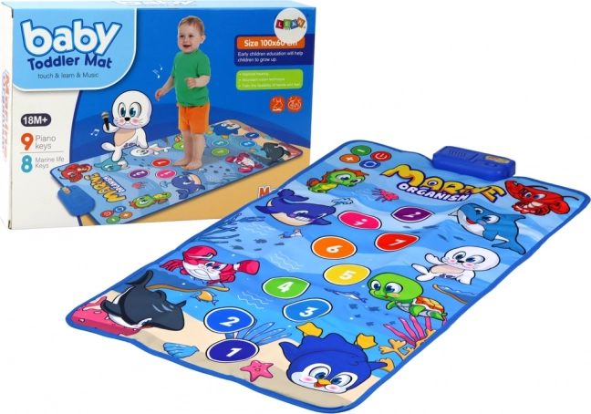 Tappeto da ballo educativo Suoni interattivi dell’oceano