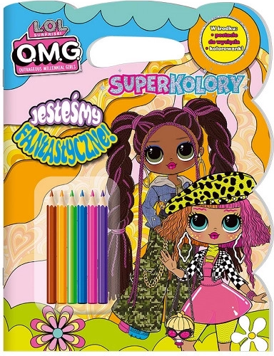L.O.L. Surprise! Supercolori – siamo fantastiche! album da colorare con pennarelli