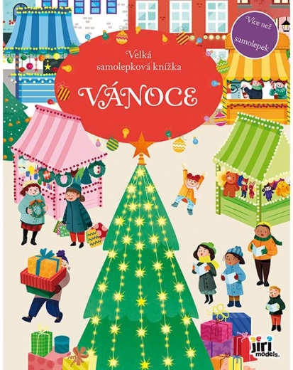 Grande libro di adesivi Natale