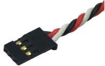 Cavo servo intrecciato con connettore Futaba 30 cm