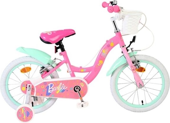 Bicicletta per bambini Barbie 16" in colori pastello