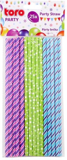 Cannucce di carta 20 cm Toro, 25 pz