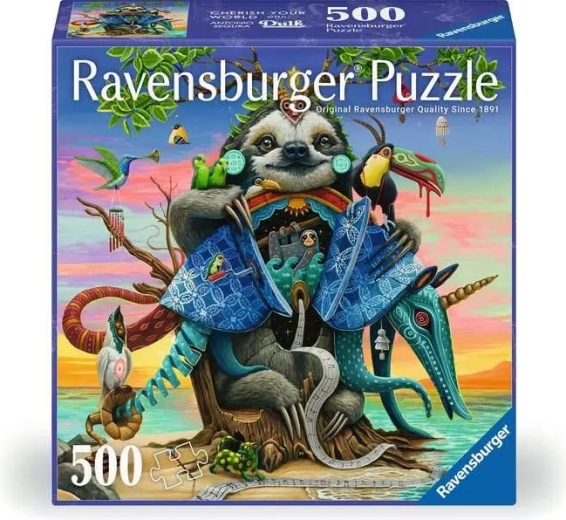 Puzzle quadrato Ravensburger Afterglow da 500 pezzi