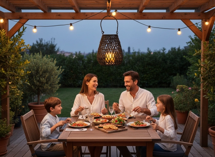 Pronta per momenti all’aperto