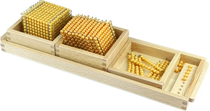 Gioco Montessori del nove Moyo con vassoio