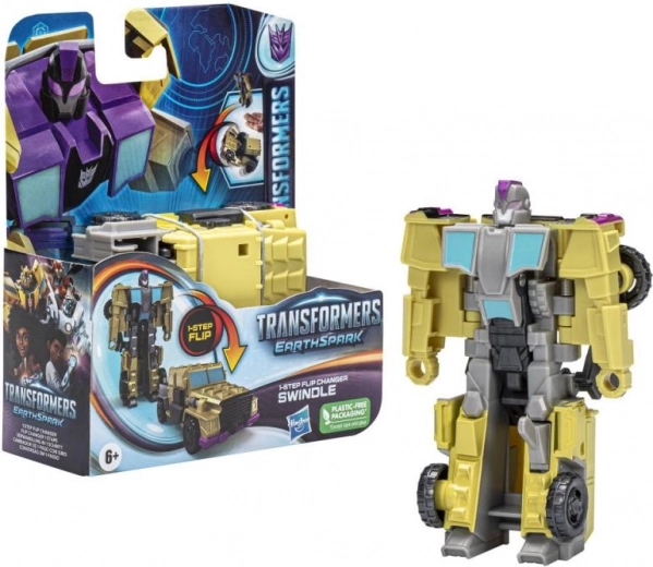 Transformers EarthSpark 1‑Step Flip Changer action figure