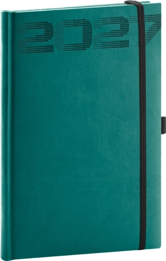 Agenda settimanale Notique Aprint Top 2027 turchese 15 × 21 cm