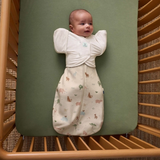 Trasformazione da swaddle a sacco nanna